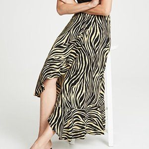 FAITHFULL THE BRAND Jasper Midi Skirt